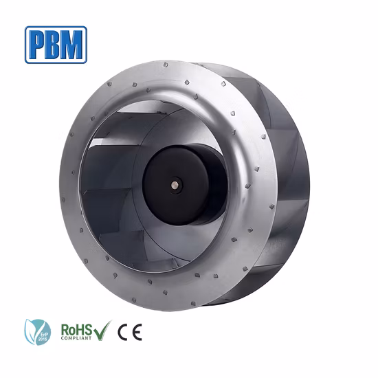 250mm/10inch 230VAC Ec-AC Backward Curved Centrifugal Ventilation Fan