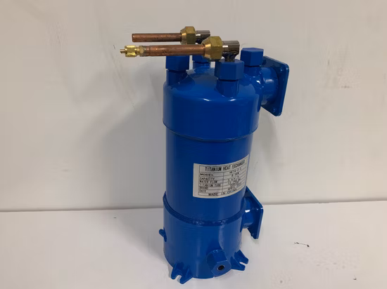 제습 산업용 핀 티타늄 총 튜브 열교환기